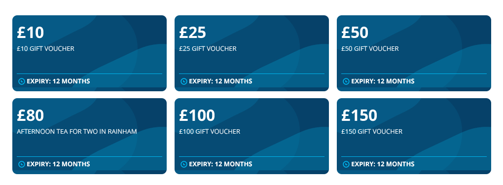 Rainham Gift Vouchers