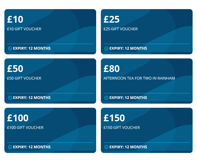 Rainham Gift Vouchers