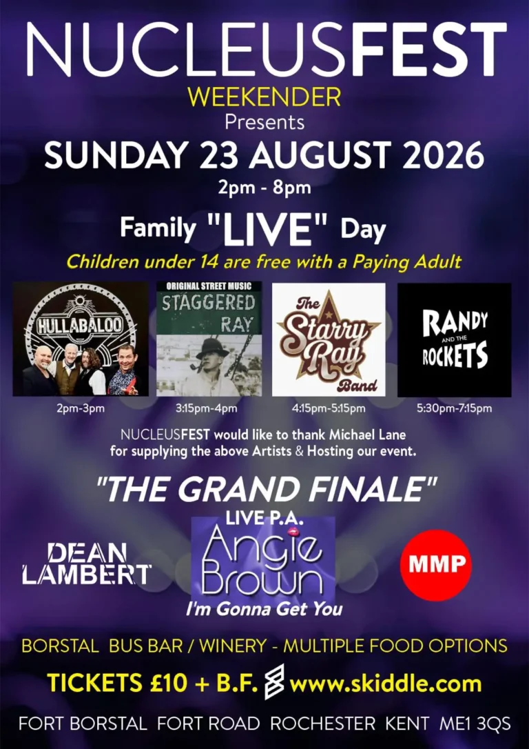 NucleusFest 2026 - Sun 23 Aug